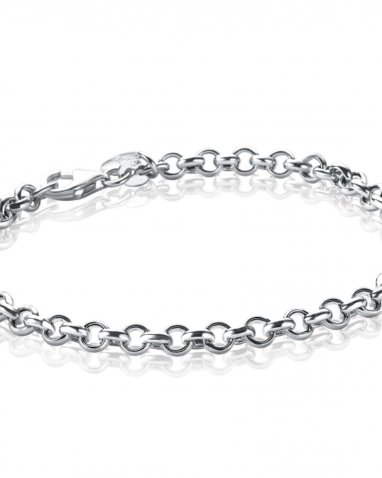 Zinzi zilveren jasseronschakelarmband, 4,5 mm, Zia1911 - 211743