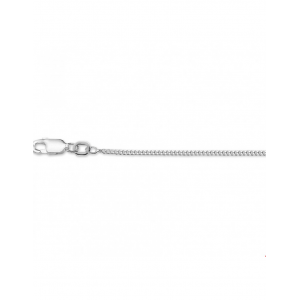 Zilveren lengtecollier, 50 cm gourmetschakel, 1.4 mm - 13572