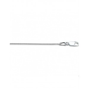 Zilveren slangcollier 50 cm 1.2 mm dik - 21418