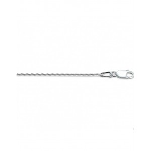 Zilveren slangcollier 50 cm 1.2 mm dik - 21418