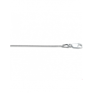 Zilveren slangcollier 50 cm 1.2 mm dik - 21418