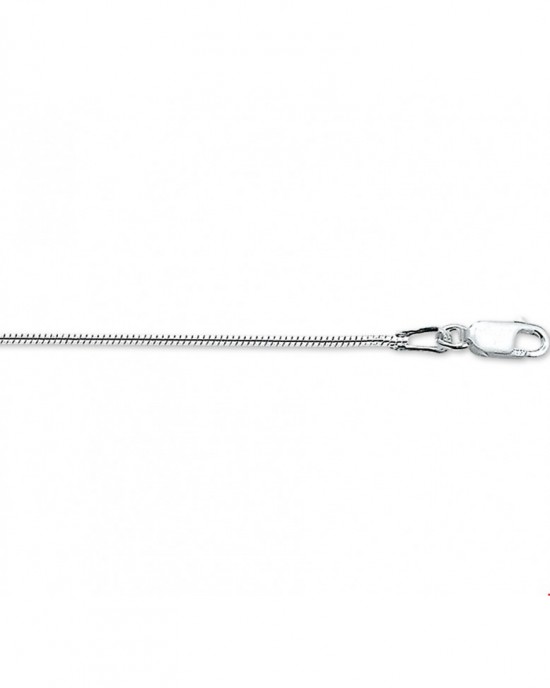Zilveren slangcollier 50 cm 1.2 mm dik - 21418