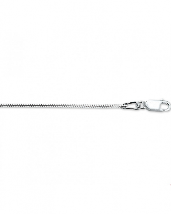 Zilveren slangcollier 50 cm 1.2 mm dik - 21418
