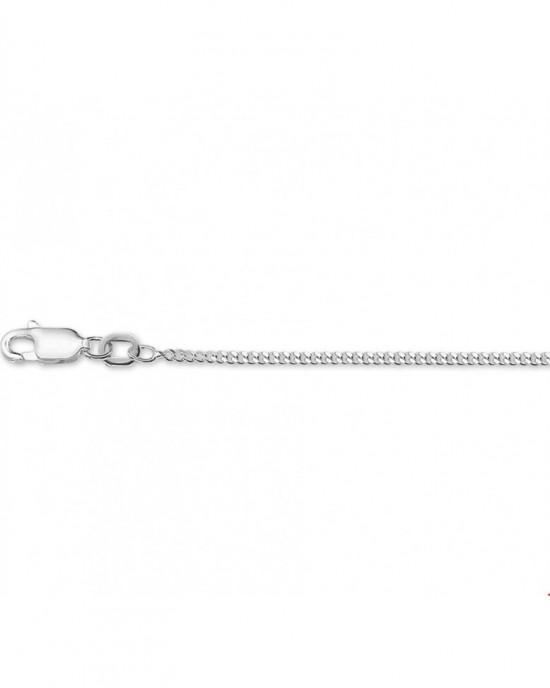 Zilveren Gourmetschakel lengte collier 45 cm x 1,6 mm - 21487