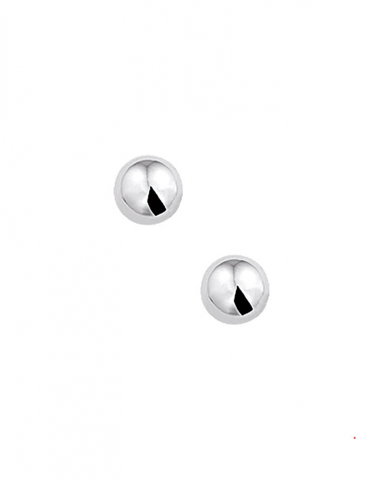zilveren oorstekers bolletjes 5 mm - 21904