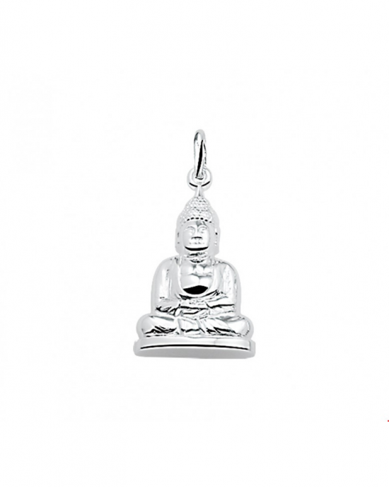 Zilveren bedel/hanger "Boeddha" - 25436