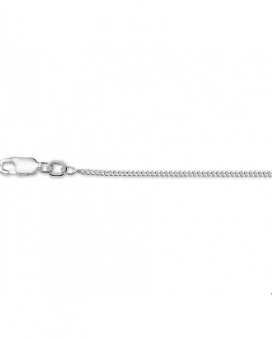 Zilveren lengtecollier gourmetschakel 45 cm x 1,4 mm - 27121