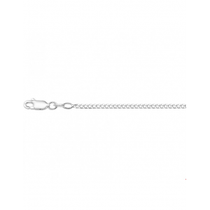 zilveren Gourmet lengtecollier 38CM,2.0 mm breedte - 36226