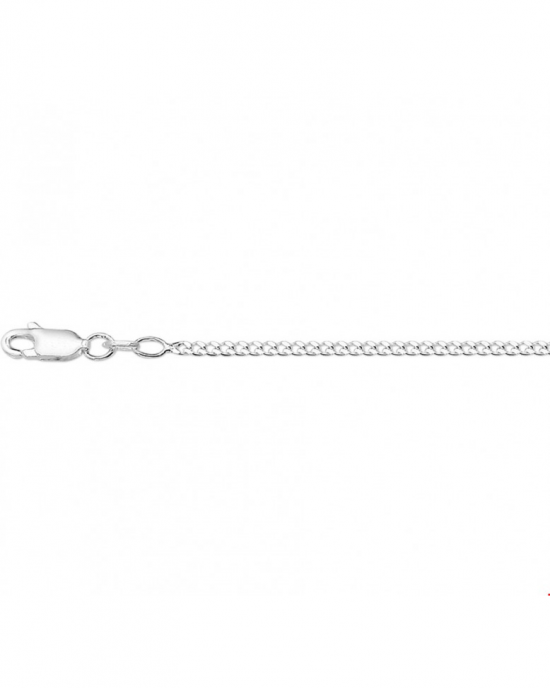 zilveren Gourmet lengtecollier 38CM,2.0 mm breedte - 36226