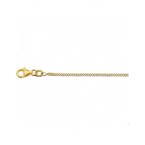 14 karaats geelgouden lengtecollier, gourmette schakel, 1,6 mm breed en 60 cm lang - 200395