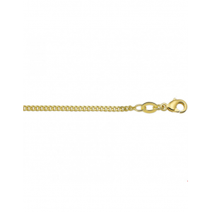 Double lengtecollier gourmetschakel 50 cm x 1,6 mm - 300781