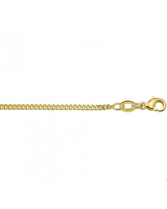 Double lengtecollier gourmetschakel 50 cm x 1,6 mm - 300781