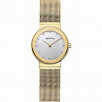 Bering dames horloge classic double met double milanaise band, 10126-334 - 300910