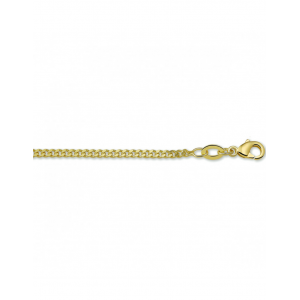 doublé collier, 60 cm gourmet schakel,2.1 mm - 301456
