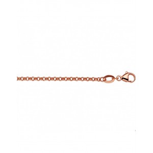 rosé doublé lengte collier op 45 cm jasseronschakel - 301472