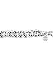 MONZARIO 178a zilver gerhodineerd gourmetschakel - 301536