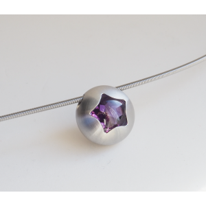 stalen Swivel hanger " krokus " met kunzit - 301735