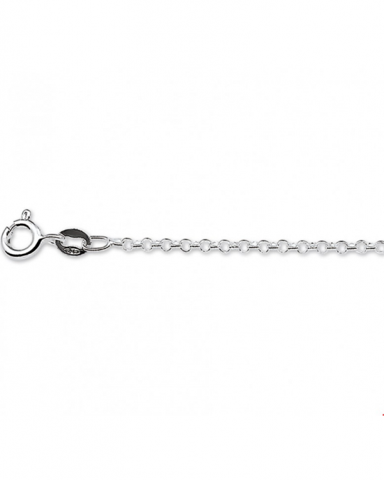 zilveren jasseron collier 60 cm, 2 mm - 202854