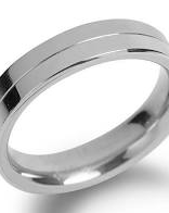 Boccia titanium ring mat/poli model 0129-01 - 203199