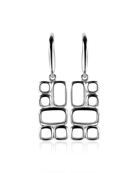 zilveren gerhodineerde Zinzi fantasie oorsieraden by Mart Visser, MVO3 - 203564