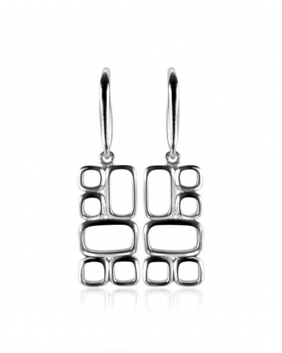 zilveren gerhodineerde Zinzi fantasie oorsieraden by Mart Visser, MVO3 - 203564