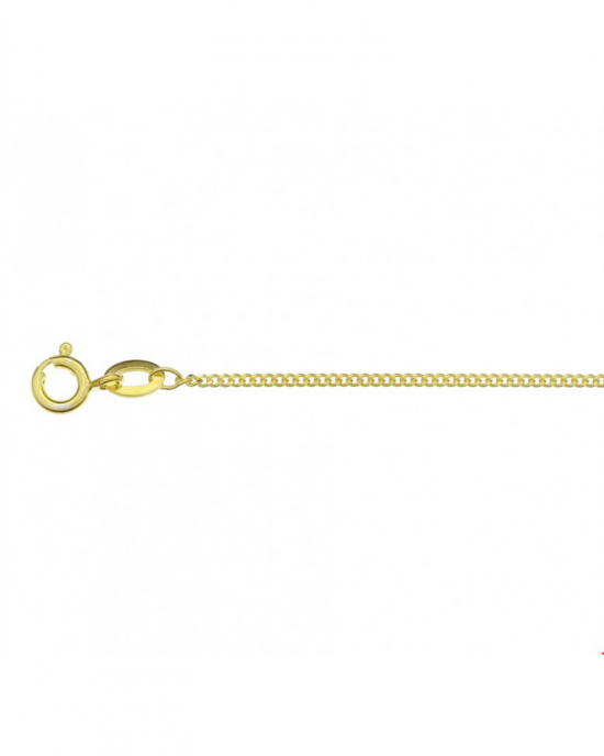 Doublé lengtecollier 42 cm met veerring, 1.2 mm - 204087