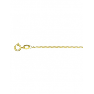 Doublé lengtecollier 45 cm met veerring, 1.2 mm - 204088