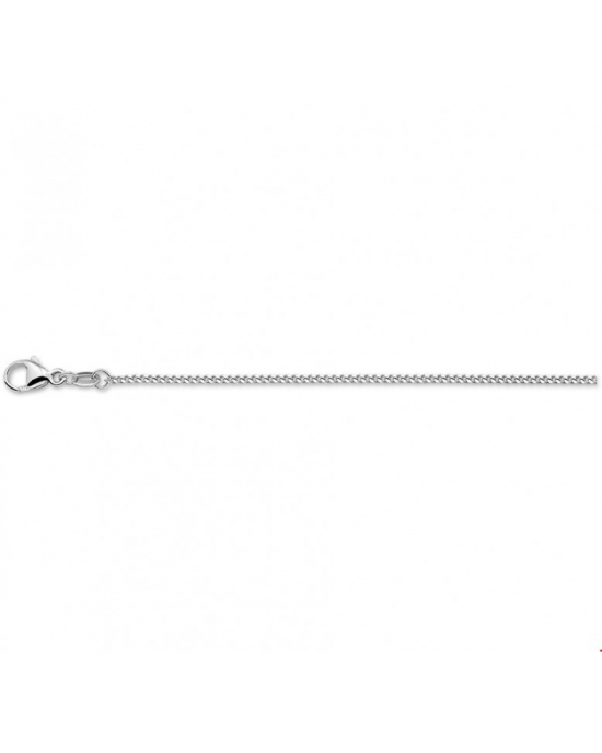 zilveren gourmet collier gerhodineerd 45 cm van 1.4 mm - 304579