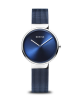Bering horloge model 14531-307 , blauwe wijzerplaat en blauw gecoat milanaise band - 206430