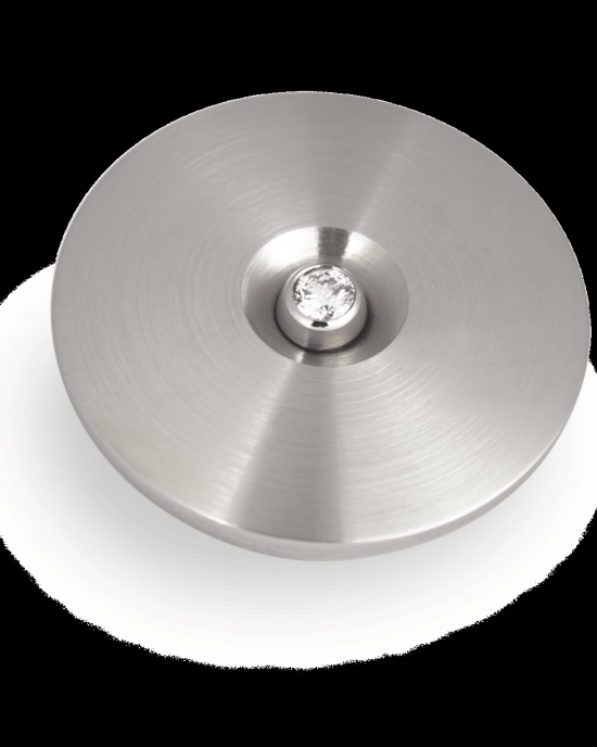 PUR classic hanger nr. 005 staal met 0.02 crt briljant - 208157