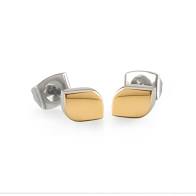 Boccia bicolor fantasie titanium oorstekers , model 05008-03 - 208292