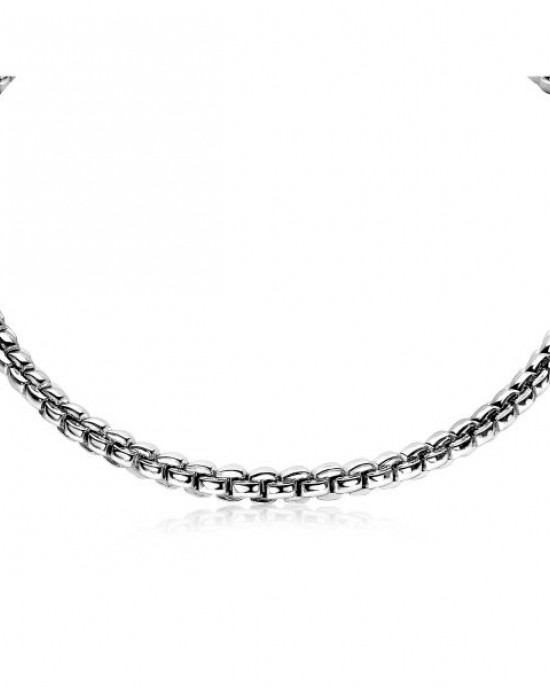 Zinzi zilveren collier,Beschadigd! fantasieschakel op 43 cm model zic1639 - 208448