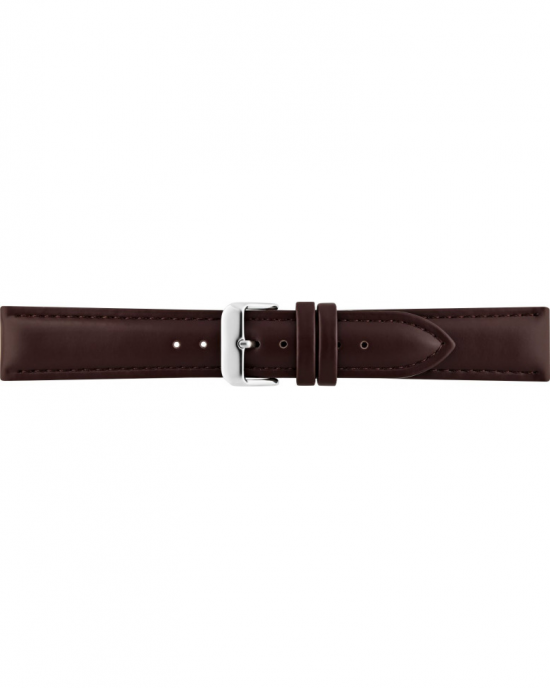 GENUINE LEATHER SMOOTH DARK BROWN - 208715