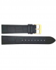CALF LEATHER ALLIGATOR GRAIN BLACK 24 MM - 208720