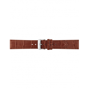 CALF LEATHER ALLIGATOR GRAIN LICHT BROWN - 208732