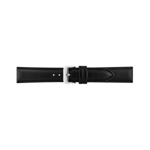 Volledig glad calf leather watch strap with stitching and padded. This soft watch strap has nubuck lining and is fitted with a stailess steel buckle - 208782