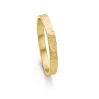 Ines Bouwen handgemaakte 14 karaats geelgoudkleurige voorbeeldring, Model 60-4 ca 3 mm breed - 213163