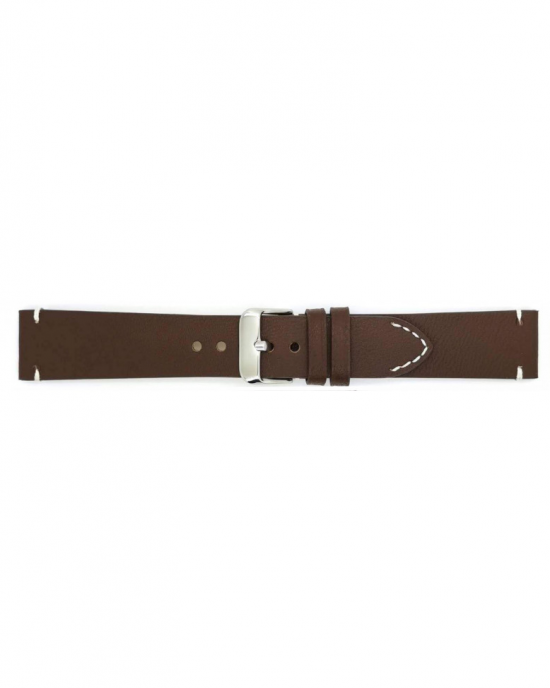 Calf leather strap with stainless steel buckle - 210374