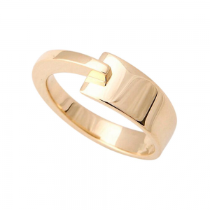 14 krt geelgouden Nol Ring, met de hand gesmeed in een warme tussenkleur goud, model AU81127.6 - 213255