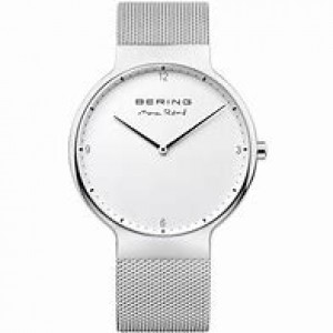 Bering horloge " design by Max Rene " met edelstalen kast en stalen milanaise band refnr : 15540-004 - 211162