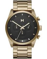 MVMT " Element Chrono Atomic Gold 44 mm "  stalen kast + band zijn geel verguld, 28000047-D - 211305