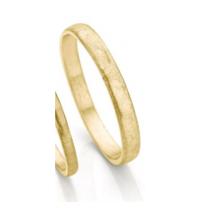 Ines Bouwen 14 karaats handgemaakte geelgoudkleurige voorbeeldring Model 55-0 ca 2,5 mm breed - 213180