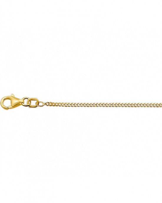 9 karaats geel gourmetschakel collier 60 cm 1.6 mm - 212406