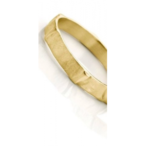Ines Bouwen 14 karaats handgemaakte geelgoudkleurige voorbeeldring Model 56-4, ca 3,5 mm breed - 213175