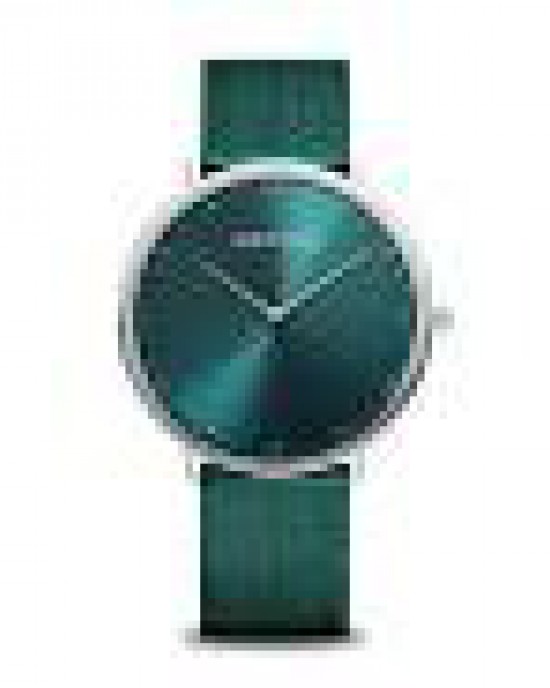 Bering groen horloge met milanaise band , refnr. 15739-808 - 213434