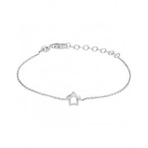 zilveren armbandje met ster 15-18 cm - 214420
