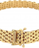 14 krt witgouden Monzario fantasie schakelarmband  model : 895A - 215057