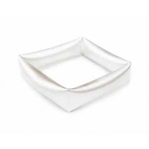 Yoko handgemaakte zilveren ring, MAD. vierkante opblaasvorm - 215569