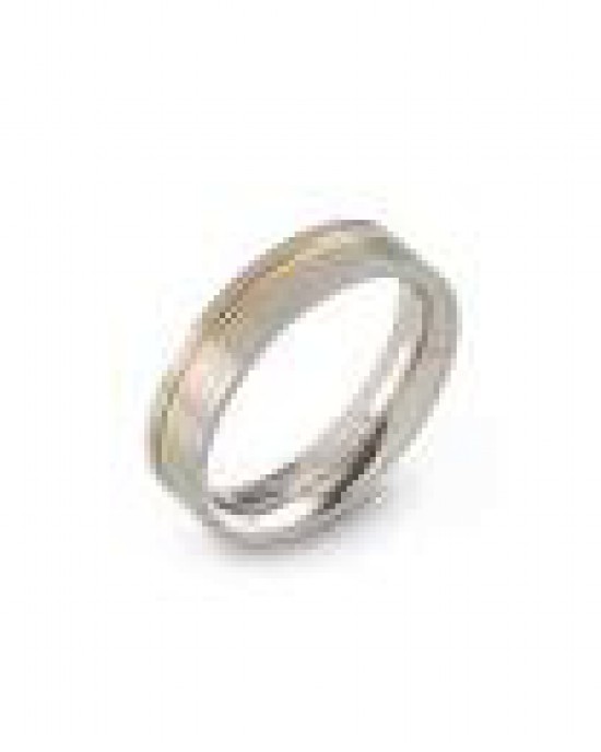 Boccia bicolor titanium ring model 0149-03 - 11111265