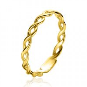 14 karaats geelgouden zinzi ring infintiy 2.5 mm model ZGR367-56 - 11111575 14 karaats geelgouden zinzi ring infintiy 2.5 mm model ZGR367-56 - 11111575